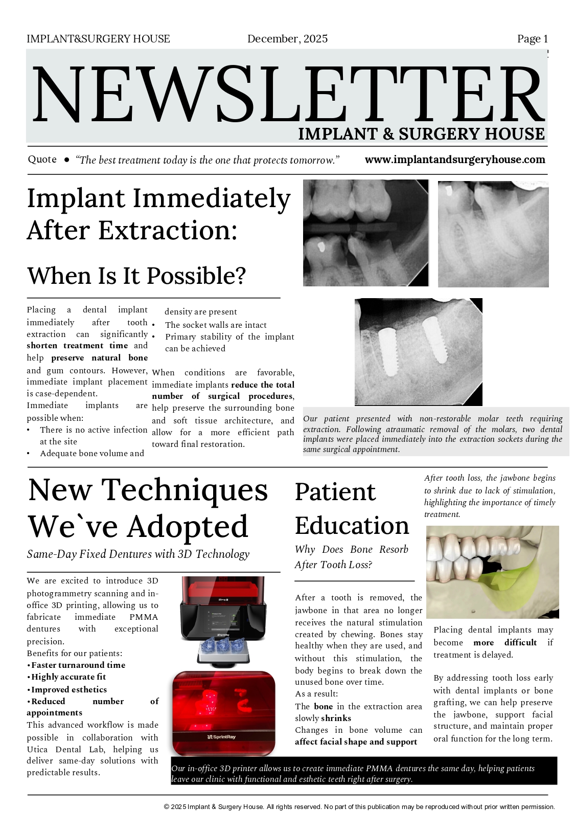December 2025 Newsletter